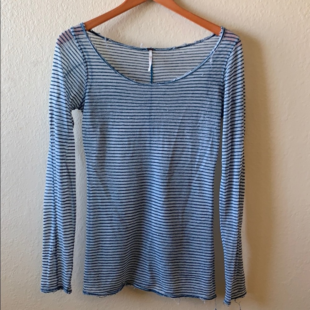 Free People summer semi sheer long sleeve